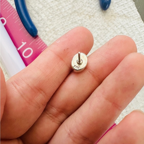 Lavender Amethyst Earrings Stud Sterling Silver Post - Picture 8 of 8